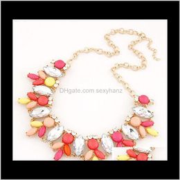 Pendant & Pendants Jewelry Delivery 2021 Fashion Bib Chokers Bubble Statement Necklaces 2014 For Women Drop S906421 Joi8A