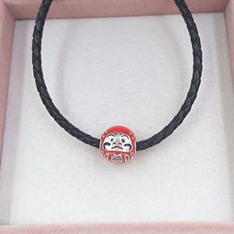 925 Silver mothers day gifts jewelry making kit pandora Red Bodhidharma charms birthday friendship bracelets for women students bead string bestfriend 798920C01