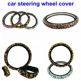 Neoprene Car Steering Wheel Covers Cars Cushion Protector Party Universal Sunflower CarSteeringWheel Case For Wedding Partys Favour WLL-YFA2696