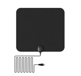 50 Miles Indoor Digital HDTV Antenna with ATSC DVB T2 Antena for TV 1080P Easy Installation High Reception Amplified Antennas antenne tv satellite