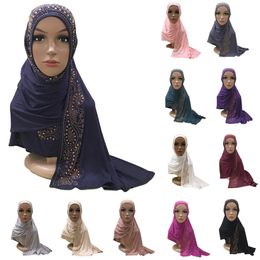 Muslim Kids Hijab Girls One Piece Amira Islamic Child Headscarf Prayer Shawl Arab Headwear Wrap Covers Cap Middle East