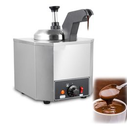 Single-Head Chocolate Sauce Warmer Melter Butter Sauce Cheese Chocolate Dispenser Commercial Chocolate Heater