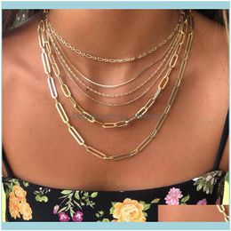 Chains Necklaces & Pendants Jewelrychains Arrived Hip Hop Long Chain Square Link Iced Out Bling Micro Pave Cz Women Modern Necklace Choker J