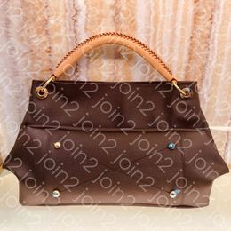 Socialite Outfit Bag SAC ARTSY MM M40249 Fashion Womens Handle Shoulder Handbag Purse Iconic Brown White Cheque Waterproof Canvas N41174 GM Fashion Versatile Style