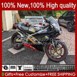 Bodywork For Aprilia RS4 RSV-125 RSV125RR RSV125 36No.160 RSV RS 125 R RR 125RR RS-125 1999 2000 2001 2002 03 04 05 RS125 Black red new 99 00 01 02 2003 2004 2005 Fairing Kit