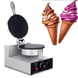 Electric Eggs oll Roll Maker Waffle Baking Pan Ice Cream Cone Machine for Home EU 220V Breakfast Kitchen 1300W