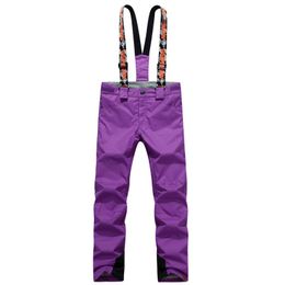 Skiing Pants High Quality Bibs Snow Pant Ski Trousers Outdoor Snowboarding Or Windproof Winter Strap Belt