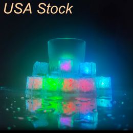 -Ночные огни многократные многоцветные кубики льда моделирования льдов кубик для Хэллоуина вечеринка свадебный клуб бар шампанского башни украшения США