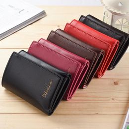 Clutch Woman Female Purse Money Clip Wallet Man Wallets Small Fashion Unisex Leather Purse Ladies Card Bag For Women