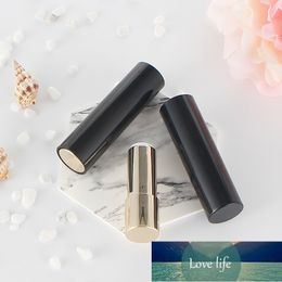 New Arrivals DIY 12.1mm Homemade Lipstick Tube Luxury Black Gold Lip Balm Tube Refillable Bottles Beauty Makeup Tool 200pcs/lot Factory price expert design Quality