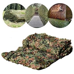 Tentes et abris 4x5m 2x3m Camouflage militaire Net Camo Netting Army Nets Shade Mesh Hunting Garden Car Outdoor Camping Sun Shelter Tent