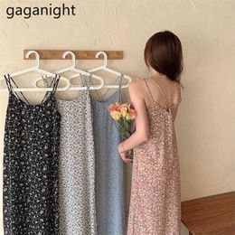 Halter Sexy Backless Maxi Dresses Bodycon Loose Club Party Sleeveless Chiffon Dress Fall Streetwear Beach Holiday 210601