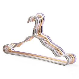 Space aluminum hangers alloy no trace clothing support household anti-skid clothes hanging windproof rust-proof cloth rack KKB7256