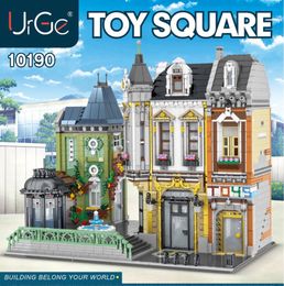 In Stock UG-10190 Creator Series Toys Store Afol Square Building Blocks Urge Bricks Toys Gift For The Children X0503