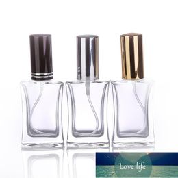 30ml Transparent Square Glass Bottle Perfume Atomizer Refillable Spray Empty Bottle portable Travel Dispenser Fragrance Cosmetics V4 Factory price expert design