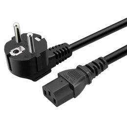 VED certificated Euro CE7/7Plug To IEC C13 Extension Ac Appliance Computer Laptop Supply Power Cord Cable EU Plug Power-Cords