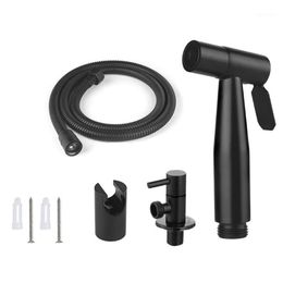 Bath Accessory Set Handheld Toilet Bidet Sprayer Clean The Home Pet Shower Anus Portable Retractable Spring Hose Adapter Mounting Tool