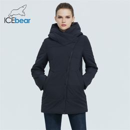 Fall ladies coat windproof warm short jacket zippered design parka women's fashion clothing GWC20508I 210913