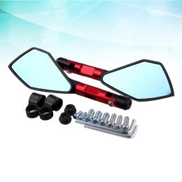 Other Interior Accessories 2PCS Motorcycle Rearview Mirror Rhombus Shape Handlebar Reflector Modified Electric Vehicle Rever