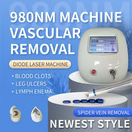 2022 Newest Spa Microdermabrasion 980Nm Laser Therapy Spider Vein Removal Machine For Red Blood Silk Removal And Permanent Vessels