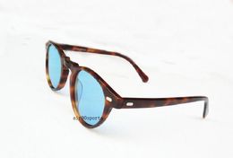 -Vintage 45mm polarisierte Gläser und Designer Luxus - Sun Sonnenbrille Völker OV5186 Männer 5186 Oliver Retro Frauen Marke Iuocl