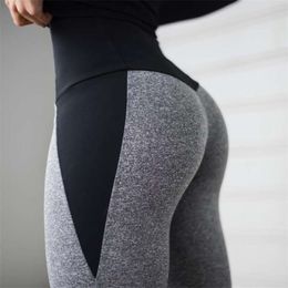 Sportswear Outdoor Polyester Elastic Force Skinny Ladies Leggings Workout Breathable Polyester Women Push Up Leggings 210928