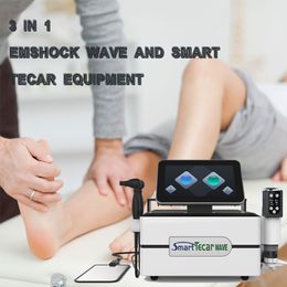 3 IN 1 Smart Tecar RF CET RET Shockwave And EMSWAVE Pain Treatment Machine ED Treatment Body Fat Removal