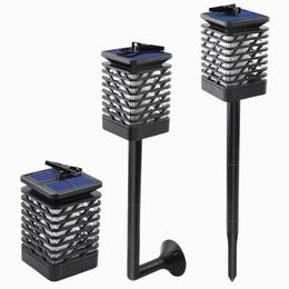 Flame Solar Torch Light Flickering Garden Lantern Lamp Waterproof