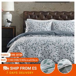 ELKA Bedding Sets Luxury Duvet Cover with Pillowcases Nordic Quilt Covers High Quality Cotton for Adult 210615