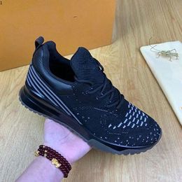 Latest Arrival Fashion Luxury Men Sneakers Mesh Gauze Suede Sole Circle Flower Designer Shoes Size 38-46 Model kpj004