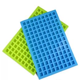 Summer Silicone Ice Molds 126 Lattice Portable Square Cube Chocolate Candy Jelly Mold Kitchen Baking Supplies