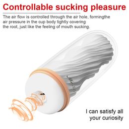 Masturbators Male Masturbator Cup Soft Mouth Sex Toys Adult Endurance Exercise Products Vacuum Pocket For Men Sucking
