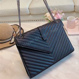 Shoulder Crossbody Handbag Bag Wallets Purses Tote Chains Messenger Envelope Quilting Twill Letters Interior Zipper Pocket Women Luxury Designers Bags 2021 Purse