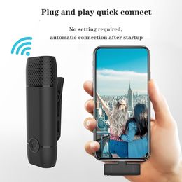 Lavalier wireless microphone live mobile phone noise reduction-microphone small mini microphones