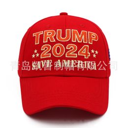 Presidential US Trump Snapbacks 2024 General Election Advertisement Save America Red Baseball caps 11kp T2