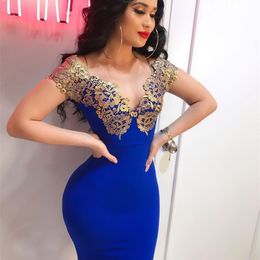 Lace Women Party Dress Bodycon V-neck Short Sleeve Skater Dress Elegant Blue Club Dress Vestidos 210331