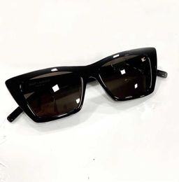 Sunglasses Shiny Black/Grey Cat Eye 276 Sun Glasses Ladies Fashion Shades Top Quality with Box designer Sunglassess