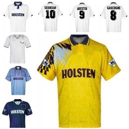 ANDERTON 08 09 Retro soccer jerseys vintage Klinsmann GASCOIGNE SHERINGHAM 1990 1998 1991 1978 82 83 84 86 Tottenham Ginola Ferdinand 92 94 95 Classic Centenary