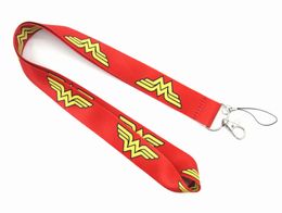 New 100pcs Cartoon Lanyard Keychain For Keys Badge ID Mobile Phone Key Rings Neck Straps Accessories