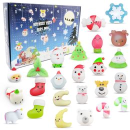 2021 Cute gooey Advent Calendar Christmas Fidget Toys Mini Bag Set Anti-stress Kit Figet Squeeze kids' gifts