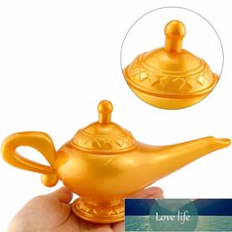 Prop Genie Lamp Plastic Cosplay Halloween Party Decor Ornaments Cartoon Movie Gold Magic Genie Lamp Costume Accessory Factory price expert design Quality Latest