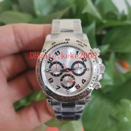Top BP ETA CAL.4130 Movement Watch 40mm 116509-78599 116509 Luminescent Digital Stainless Steel Cosmograph Chronograph Working Mechanical Automatic Mens Watches