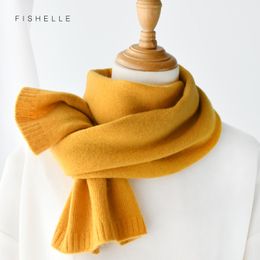 cashmere scarf women solid color winter scarf adults and kids boys girls knits shawl warm long wool scarves ladies men