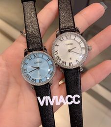 fashion women geometric roman number watches Multicolor dial female stainless steel zircon quartz calendar Wrist watch 28mm