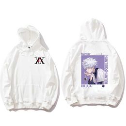 2020 Hunter x Hunter Men's Hoodie Killua Sweatshier Kurapika Gon Freecss Casaul Hoodies Pullover Y0804