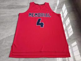 rare Basketball Jersey Men Youth women Vintage Jalen Green High School Memorial COLLEGE Size S-5XL custom any name or number