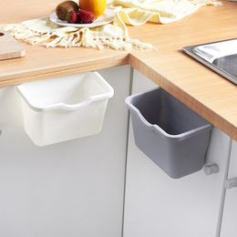 square buckets UK - Kitchen Cabinet Door Hanging Trash Garbage Bin Can Rubbish Container Household Cleaning Tools Waste Bins