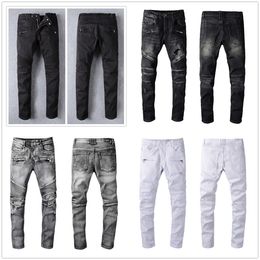 2021 Fashion Skinny mens Straight slim elastic jean Men Casual Biker Male Stretch Denim Trouser Classic Pants 1096 jeans size 28-40