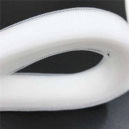 Soft Horsehair Crinoline Clear mesh fabric braid regilin for hats1cm ~16cm craft Sewing accessories 210702