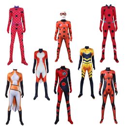 Boys Girls Adults Kids Queen Vesp Superhero Cosplay Costume Halloween Plugsuits Zentai Bodysuit